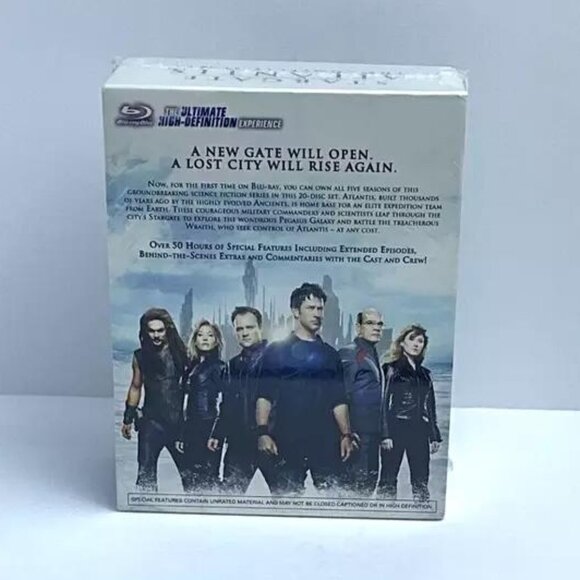 Stargate Atlatis The Complete Series Blu-Ray ~ 20-Disc Box Set ~ New/Sealed! - Picture 6 of 6